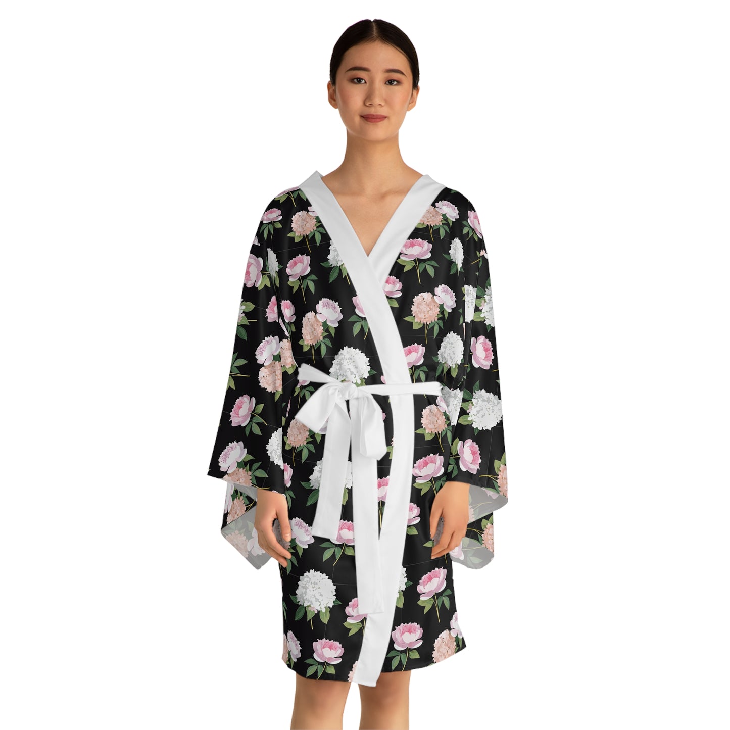 Long Sleeve Kimono Robe (AOP)