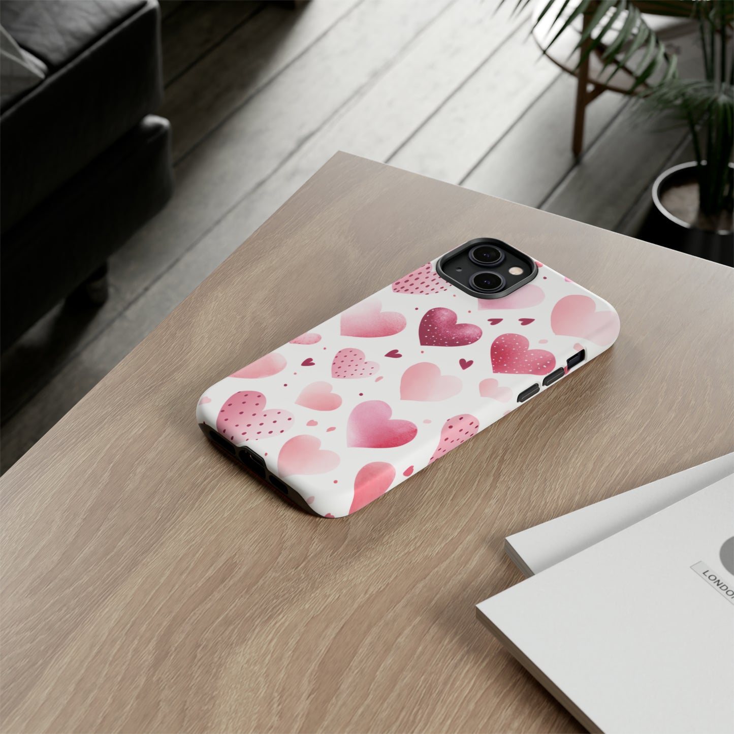 Cell Phone Tough Cases Heart Pattern 1