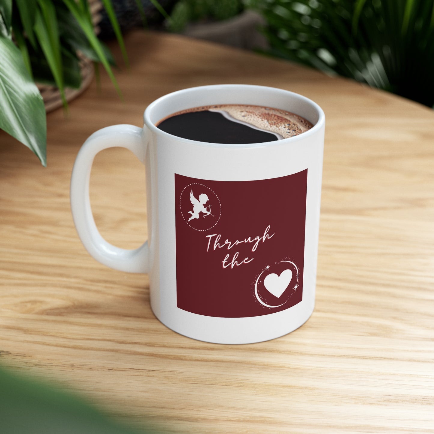 Valentine "Shot through the Heart" Ceramic Mug 11oz