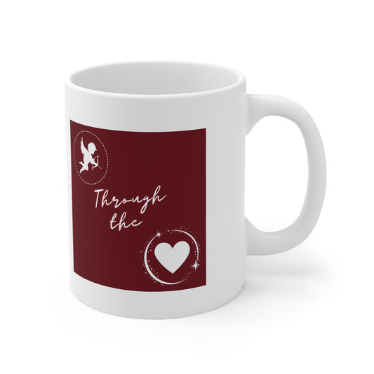 Valentine "Shot through the Heart" Ceramic Mug 11oz