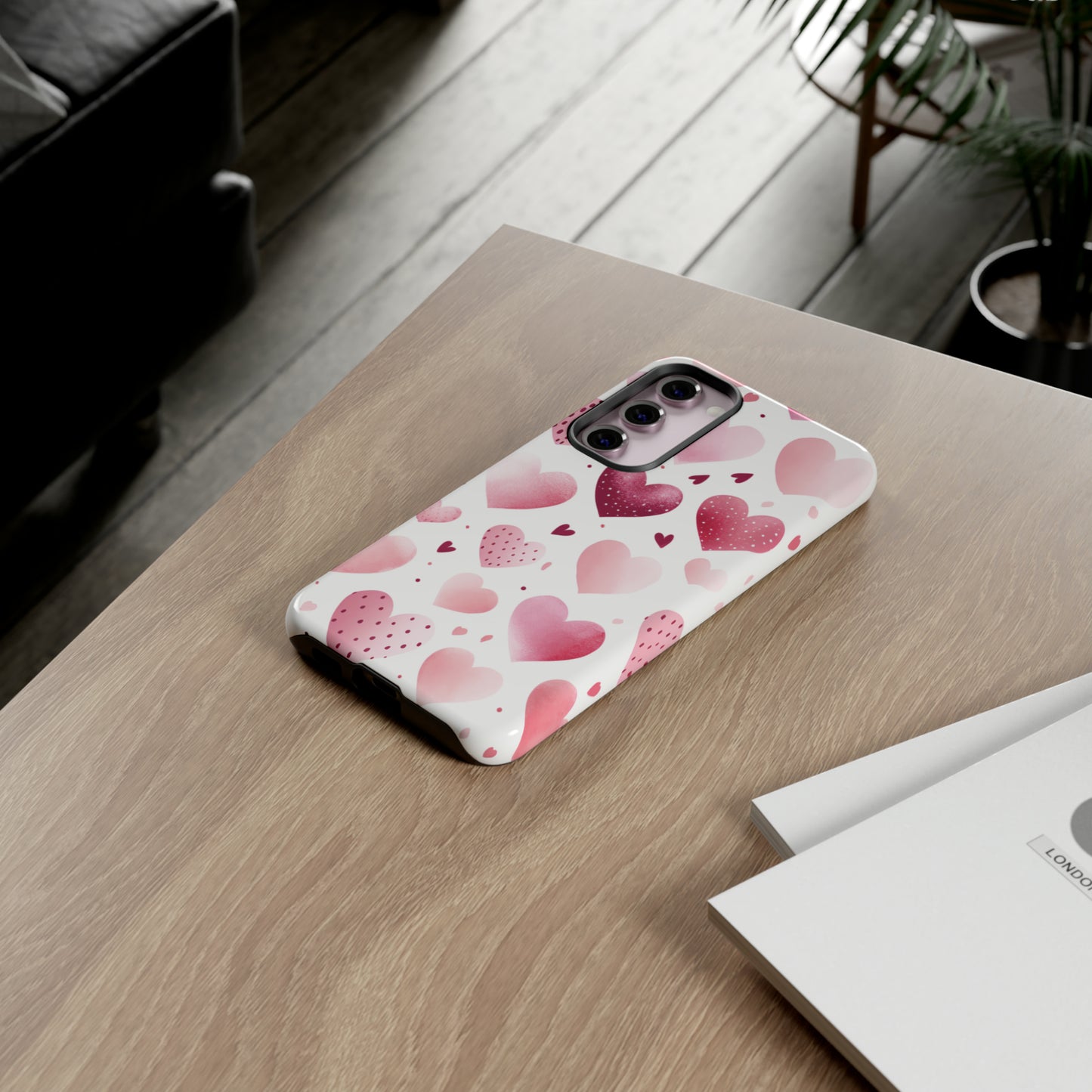 Cell Phone Tough Cases Heart Pattern 1