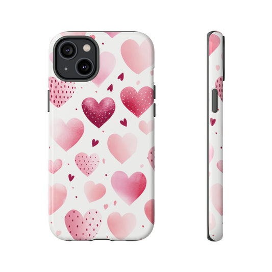 Cell Phone Tough Cases Heart Pattern 1