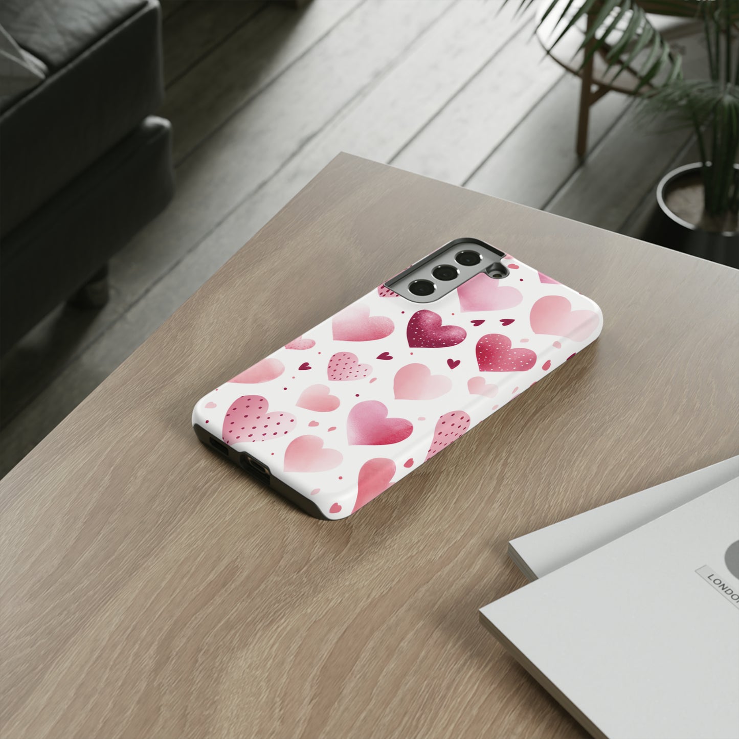 Cell Phone Tough Cases Heart Pattern 1