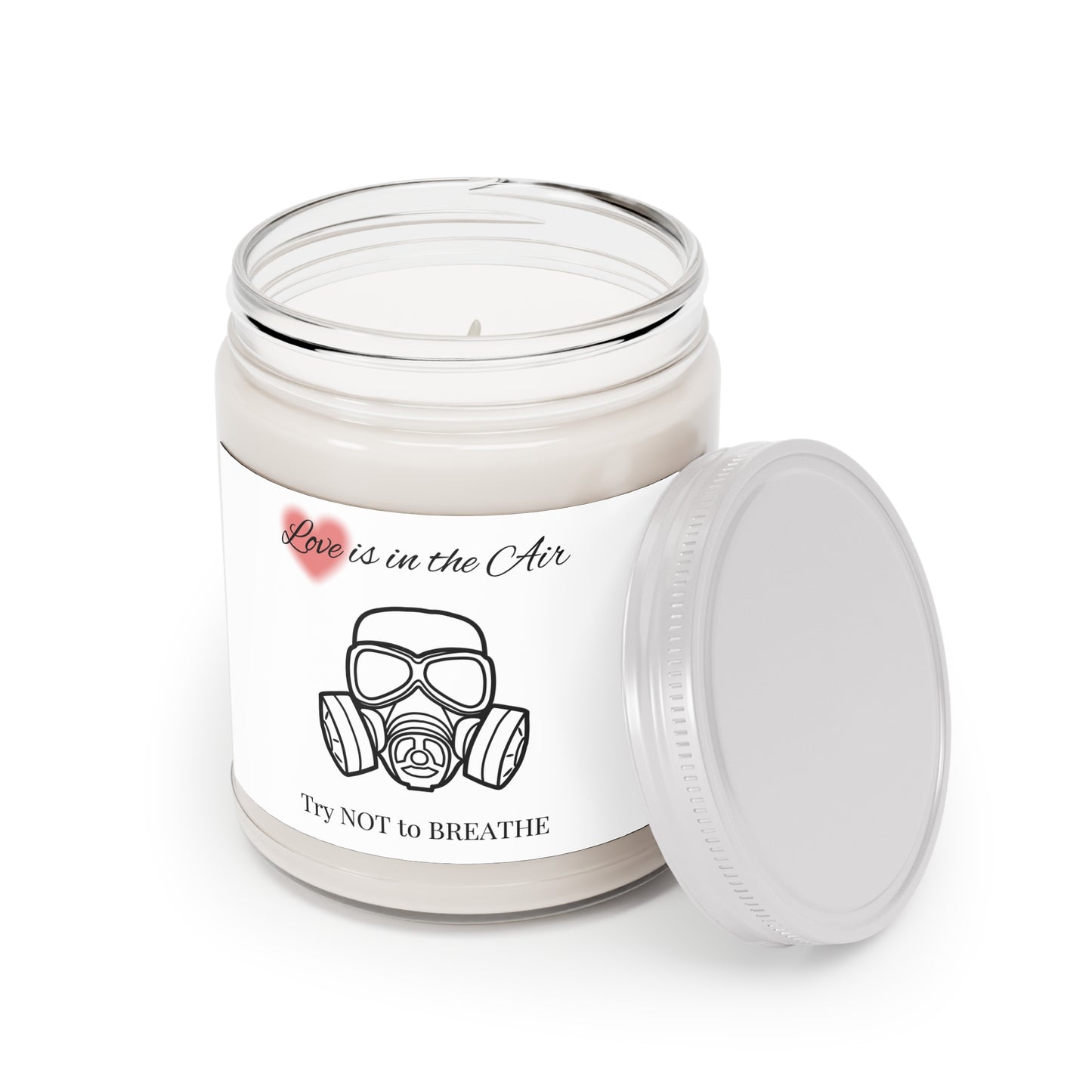 "Love is in the Air try Not to Breathe" Scented Candles, 9oz