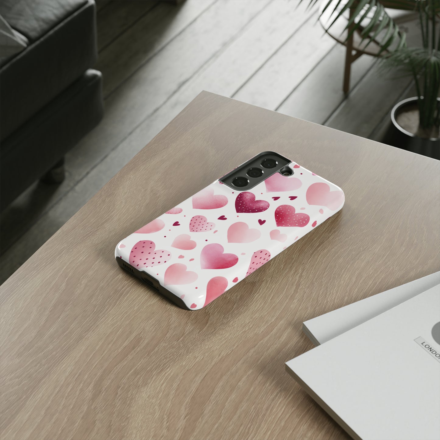 Cell Phone Tough Cases Heart Pattern 1