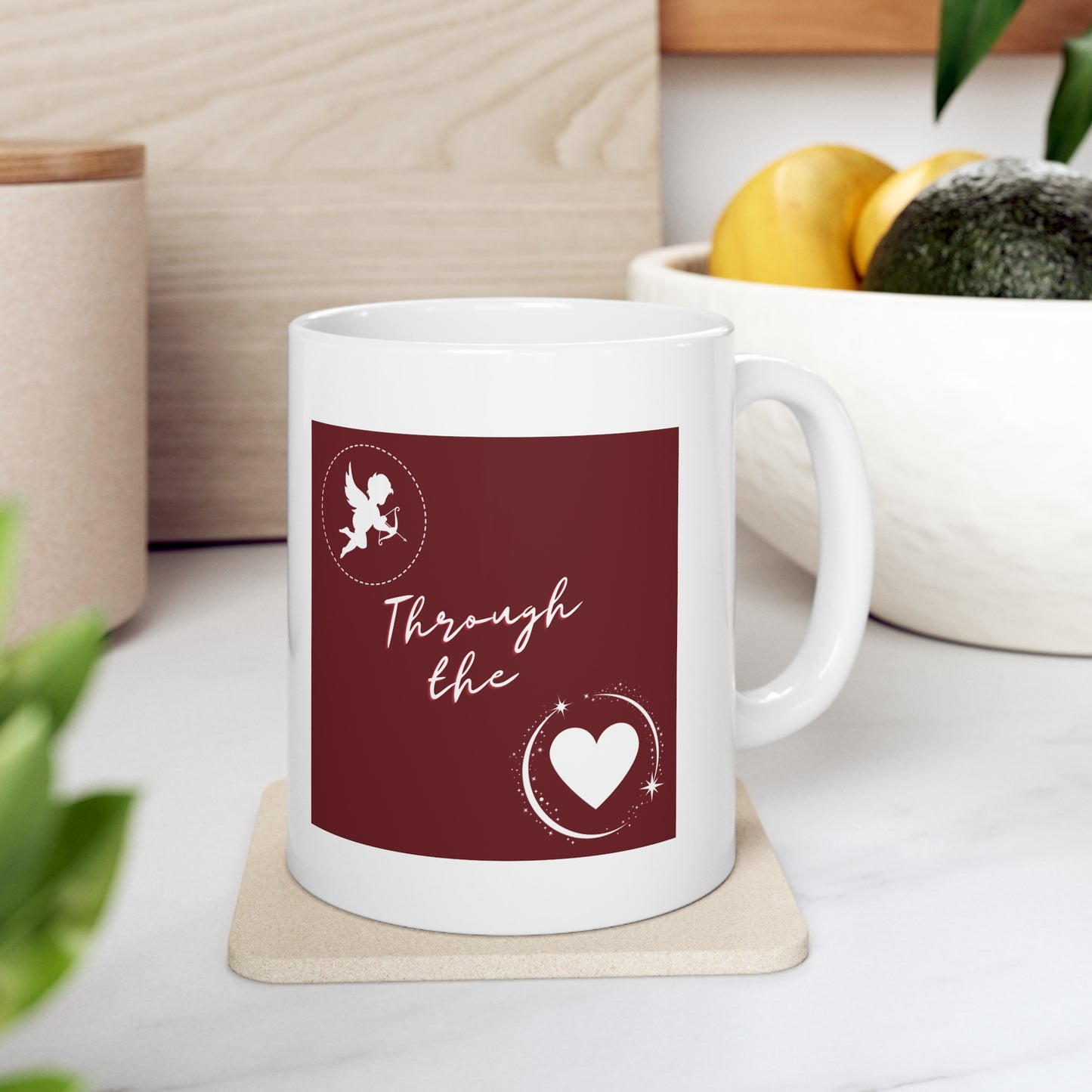 Valentine "Shot through the Heart" Ceramic Mug 11oz