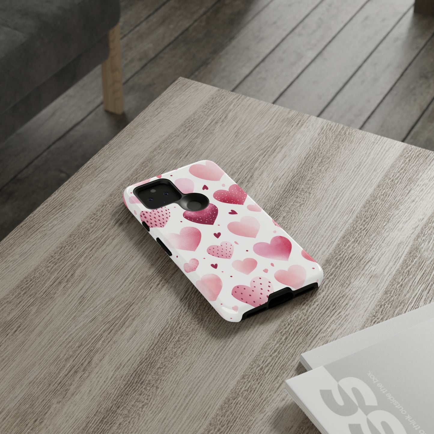 Cell Phone Tough Cases Heart Pattern 1