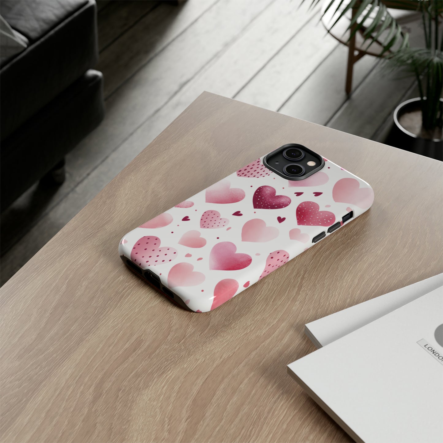 Cell Phone Tough Cases Heart Pattern 1